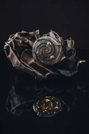 Frank Fleischer | Spiral Blue Honey Pendant